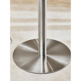 Somerset Round Silver Finish Dining Table