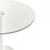 Somerset Round Silver Finish Dining Table