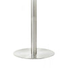Somerset Round Silver Finish Dining Table