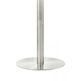 Somerset Round Silver Finish Dining Table