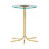 Ashley Side Table With Glass Top