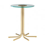 Ashley Side Table With Glass Top