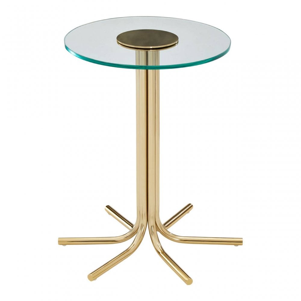 Ashley Side Table With Glass Top