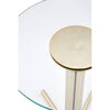 Ashley Side Table With Glass Top