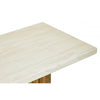 Elara Ivory White Marble Console Table