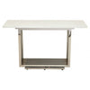 Elara White Marble Console Table