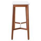 Cassidy White Marble Console Table