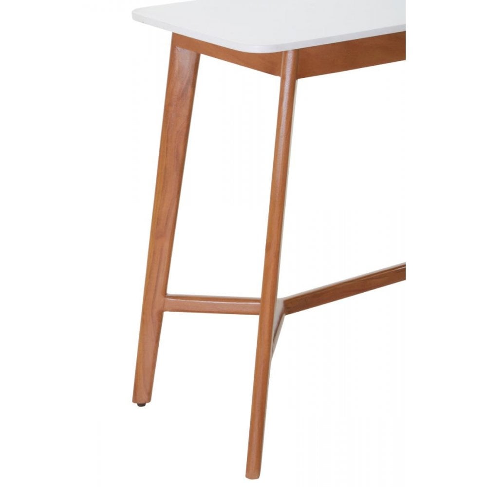 Cassidy White Marble Console Table