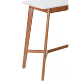 Cassidy White Marble Console Table