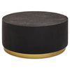 Siena Black And Gold Concrete Look Coffee Table