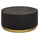Siena Black And Gold Concrete Look Coffee Table