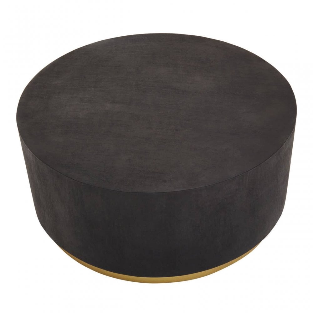 Siena Black And Gold Concrete Look Coffee Table