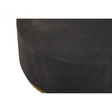 Siena Black And Gold Concrete Look Coffee Table