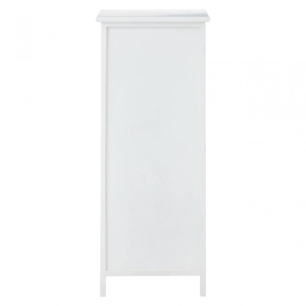 Kensington White 5 Drawers Tri Colour Chest