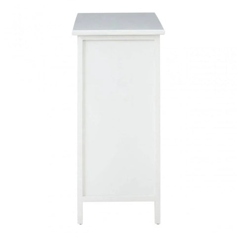 Kensington White 6 Drawers Tri Colour Chest