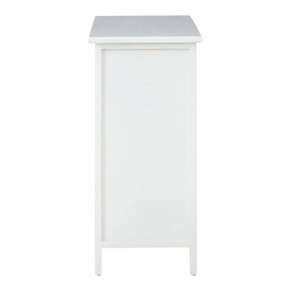 Kensington White 6 Drawers Tri Colour Chest