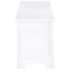 Kensington White Drawer Bench