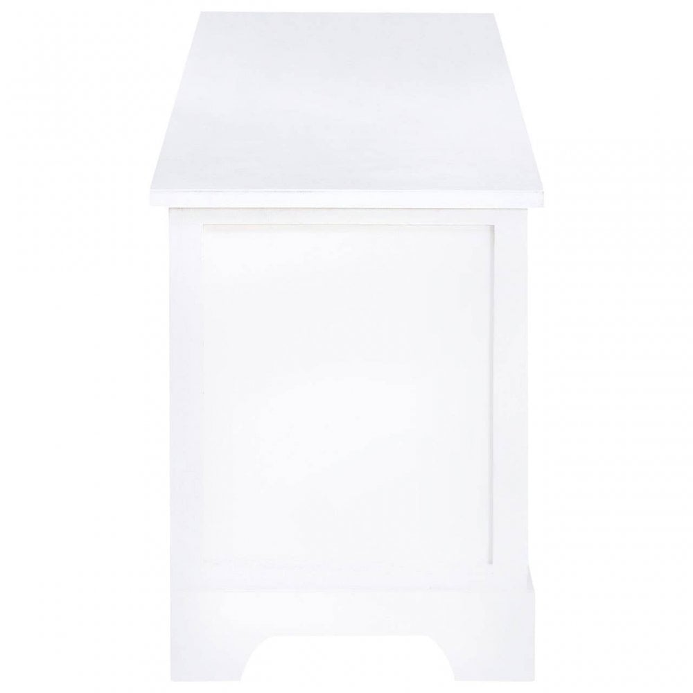 Kensington White Drawer Bench