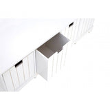 Kensington White Drawer Bench