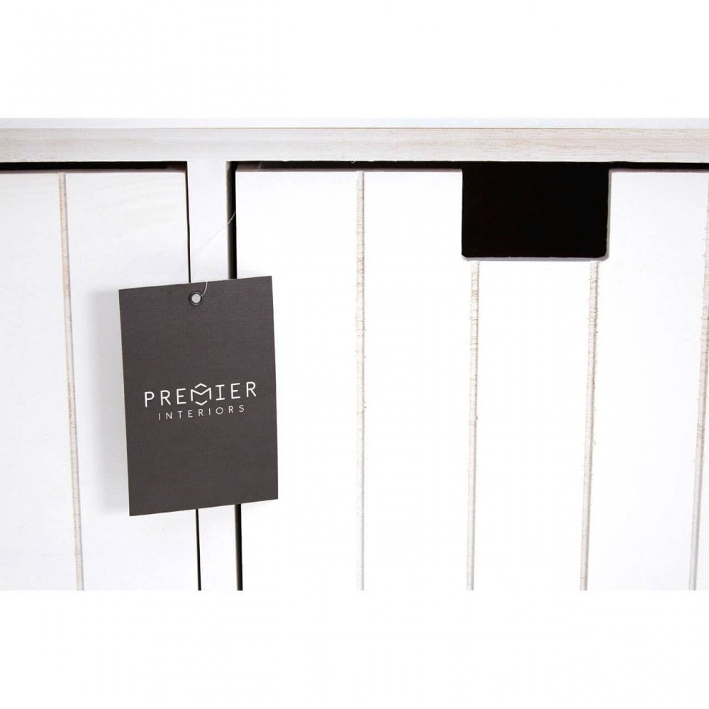 Kensington White Drawer Bench
