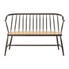 Foundry Ash Wood And Metal Bench Chair