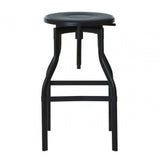 Foundry Black Metal Bar Stool