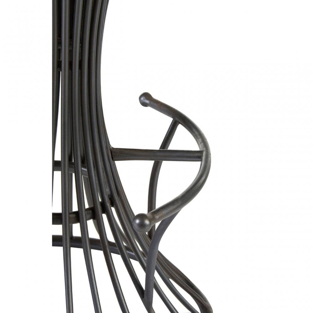 Foundry Elm Wood And Metal Bar Stool