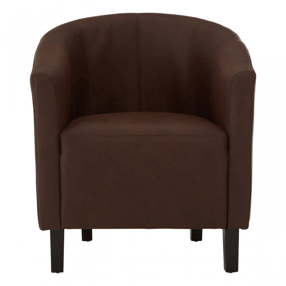 Foundry Leather Effect Chair