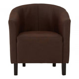 Foundry Leather Effect Chair