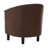 Foundry Leather Effect Chair
