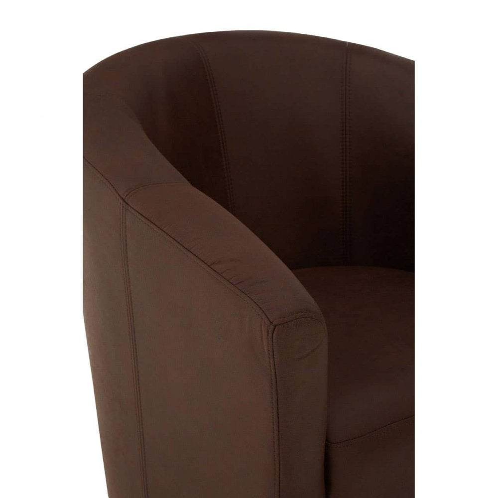 Foundry Leather Effect Chair