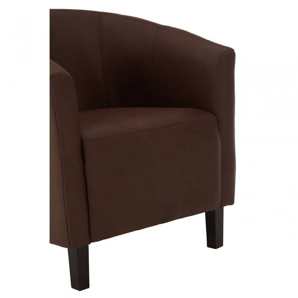 Foundry Leather Effect Chair