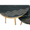 Avery Green Marble Side Table