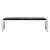 Kensington Black Leather Bench