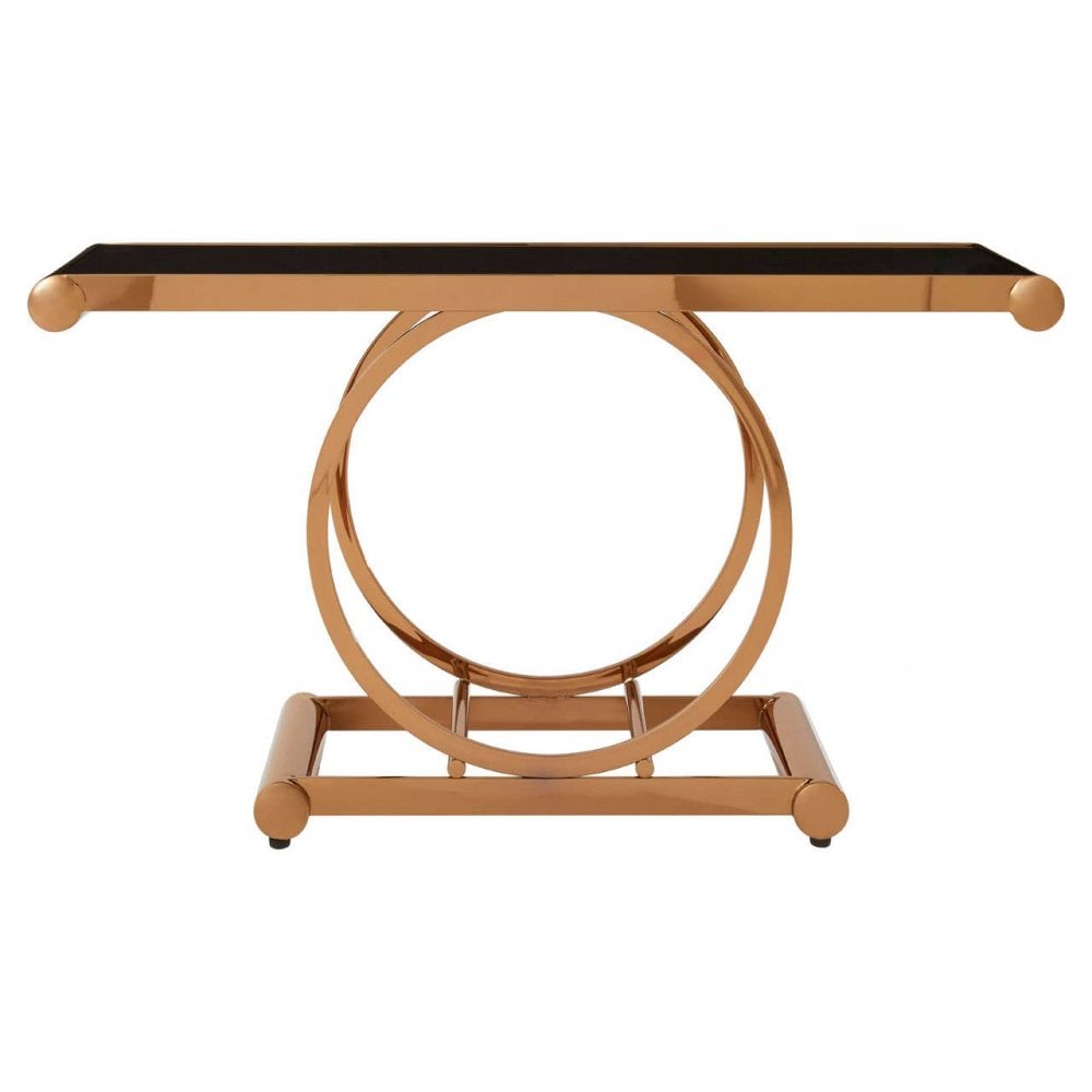 Kensington Rose Gold Console Table