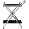 Orion 2 Tier Silver And Cross Design Trolley