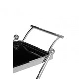 Orion 2 Tier Silver And Cross Design Trolley
