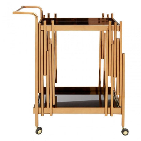 Orion 2 Tier Trolley with Rose Gold Frame