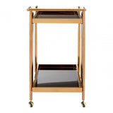 Orion 2 Tier Trolley with Rose Gold Frame