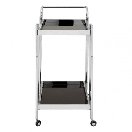 Orion 2 Tier Trolley with Silver Finish Frame