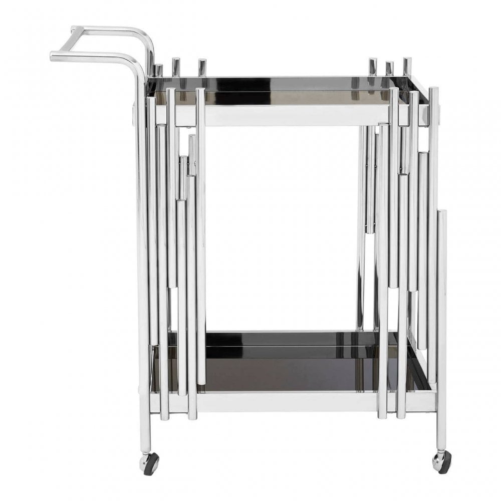 Orion 2 Tier Trolley with Silver Finish Frame