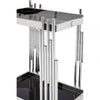 Orion 2 Tier Trolley with Silver Finish Frame