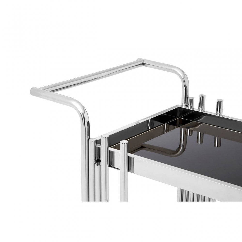 Orion 2 Tier Trolley with Silver Finish Frame