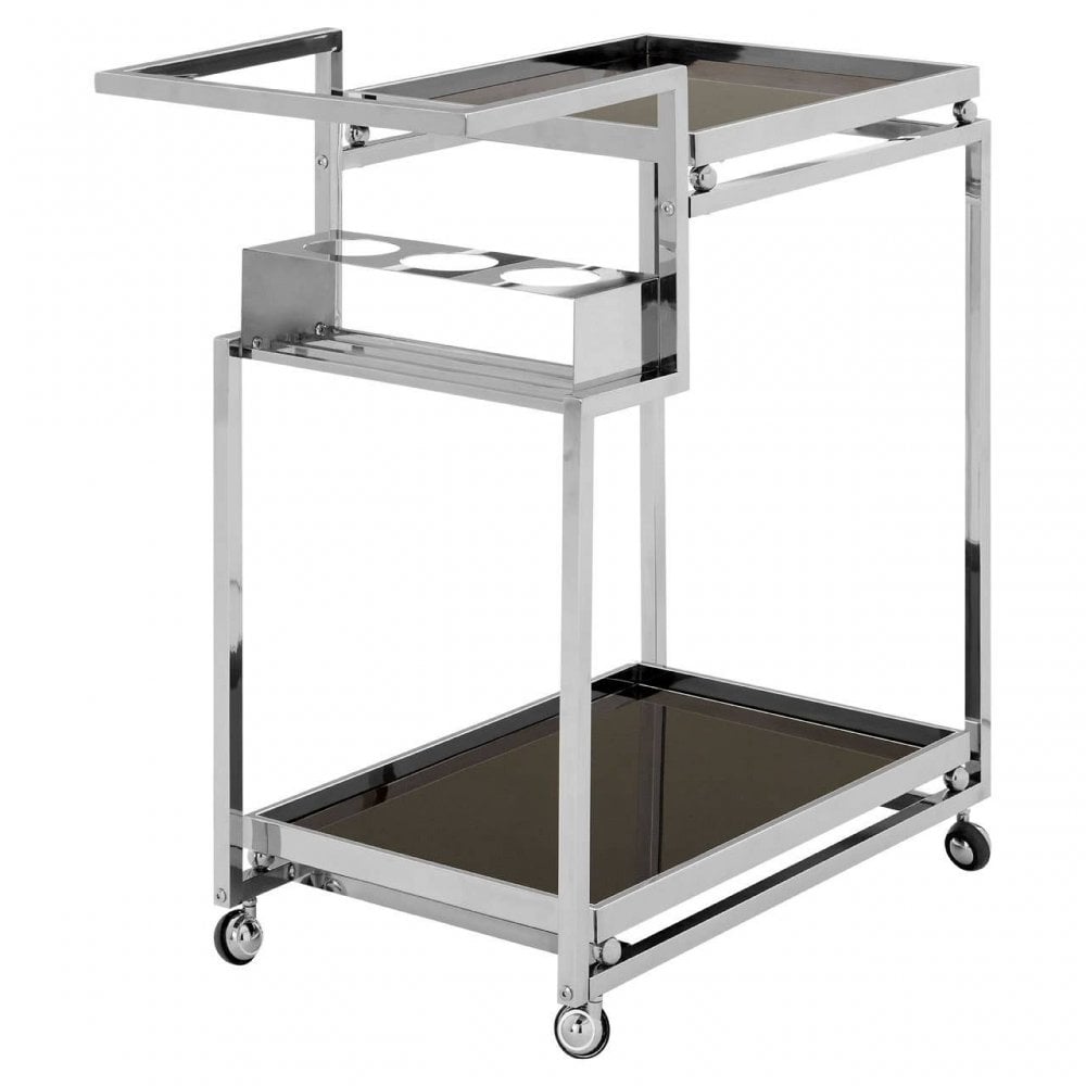 Orion 3 Tier Trolley with Silver Finish Frame