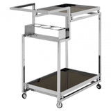 Orion 3 Tier Trolley with Silver Finish Frame