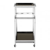 Orion 3 Tier Trolley with Silver Finish Frame