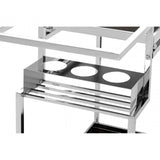 Orion 3 Tier Trolley with Silver Finish Frame