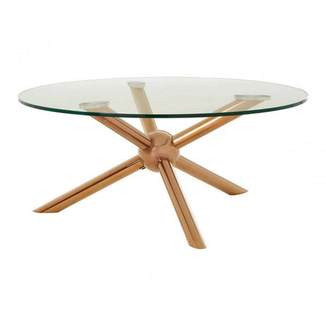 Orion Round Rose Gold Coffee Table