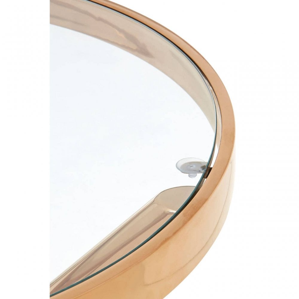 Orion Round Rose Gold Side Table