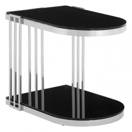 Orion Silver U Shaped Side Table